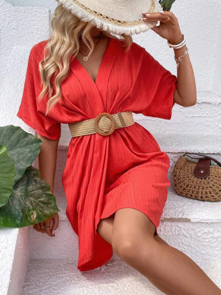 Vestido Bordô - Coleção Viena